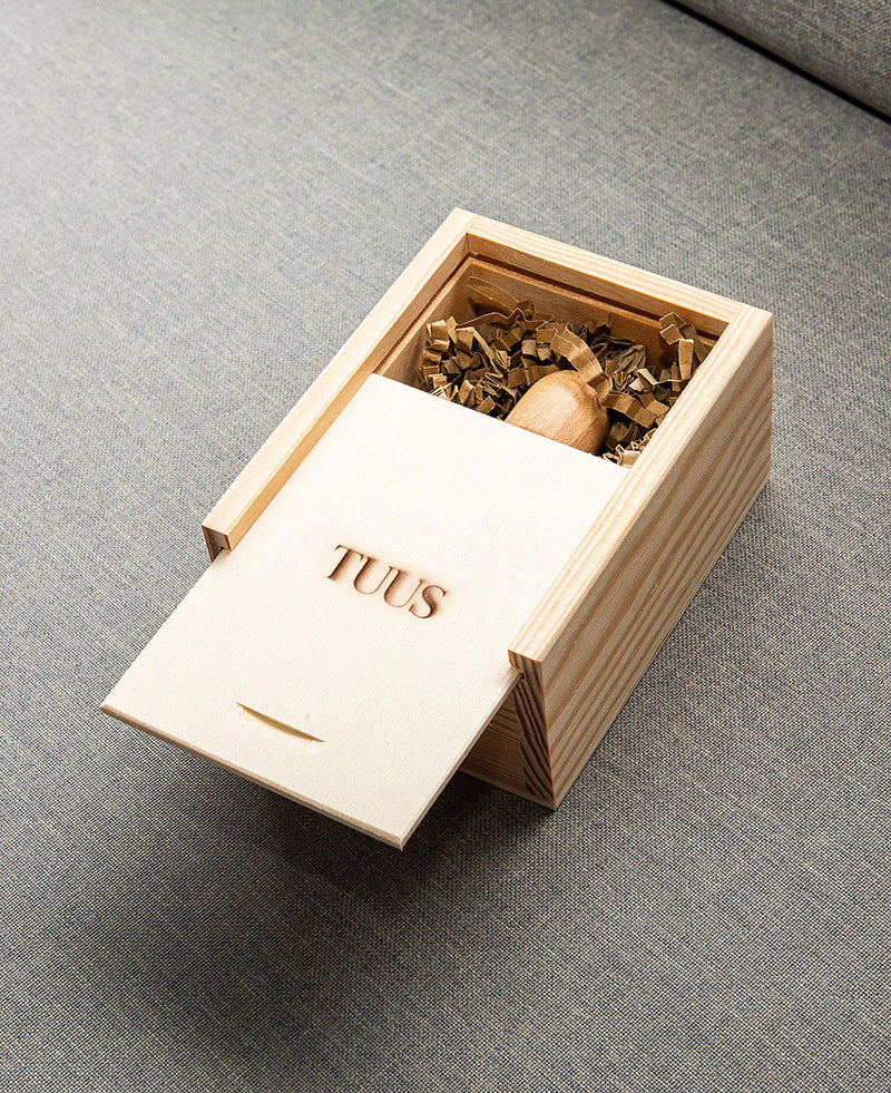 Caja de madera para sello