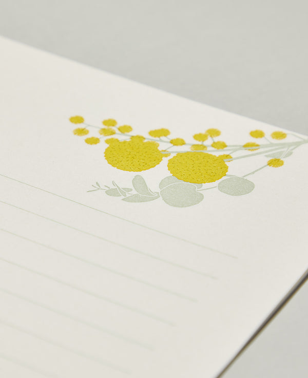 Letterpress Set — Bouquet Yellow