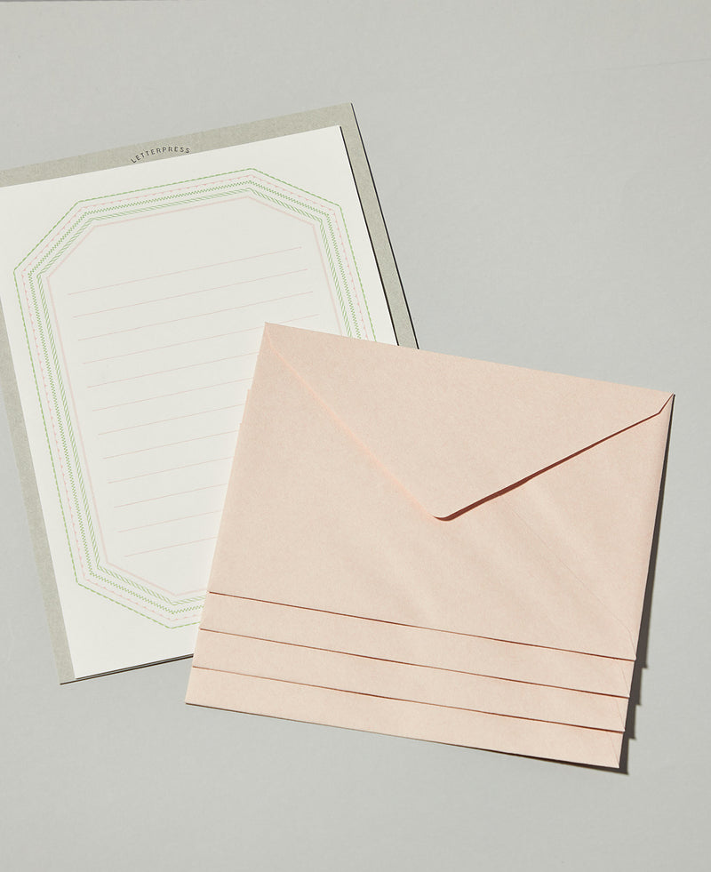 Letterpress Set — Frame Pink