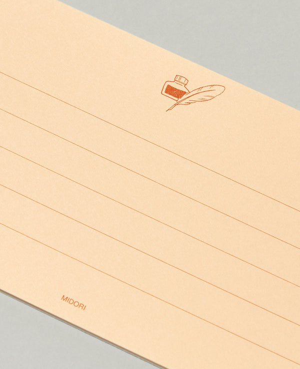 Message Letter Pad — Rojo