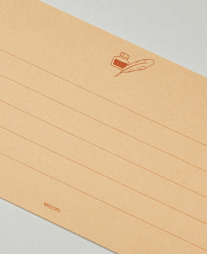 Message Letter Pad — Rojo